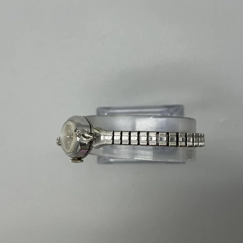 Vintage Vulcain Womens Watch 16mm Silver Dial Stainless Manual Wind Swiss
